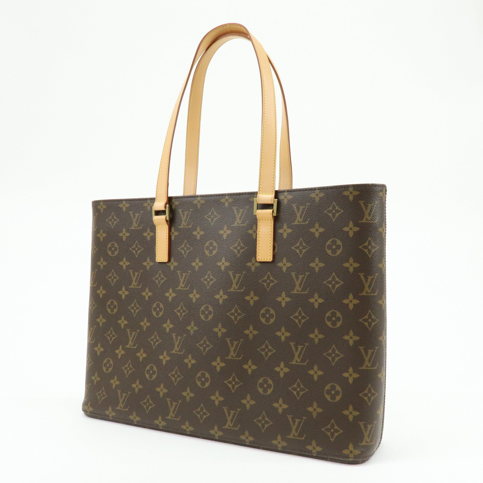 Louis Vuitton Monogram Luco Tote Bag Shoulder Bag Brown M51155