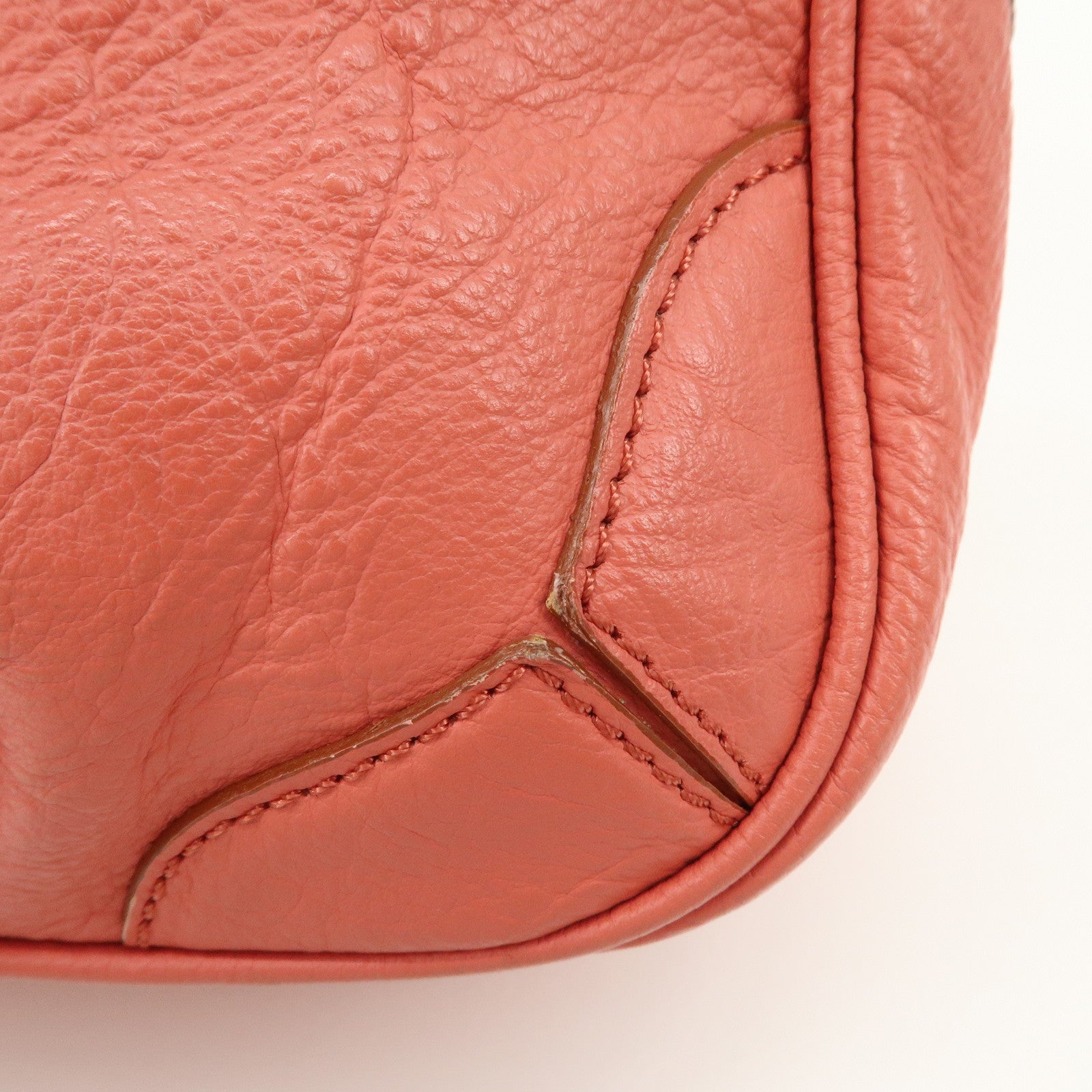 BURBERRY 2Way Bag Hand Bag Pink Gold Hardware