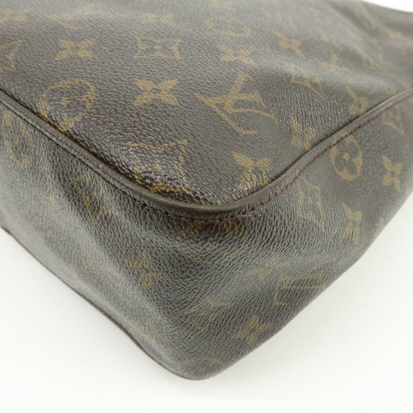 Louis Vuitton Monogram Looping GM Canvas Shoulder Bag Brown M51145