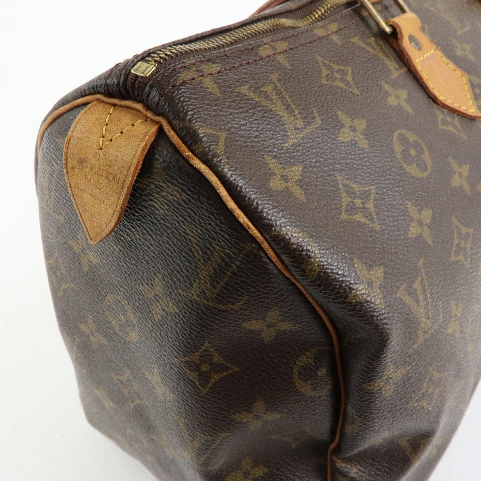 Louis Vuitton Monogram Speedy 40 Hand Bag Boston Bag Brown M41522