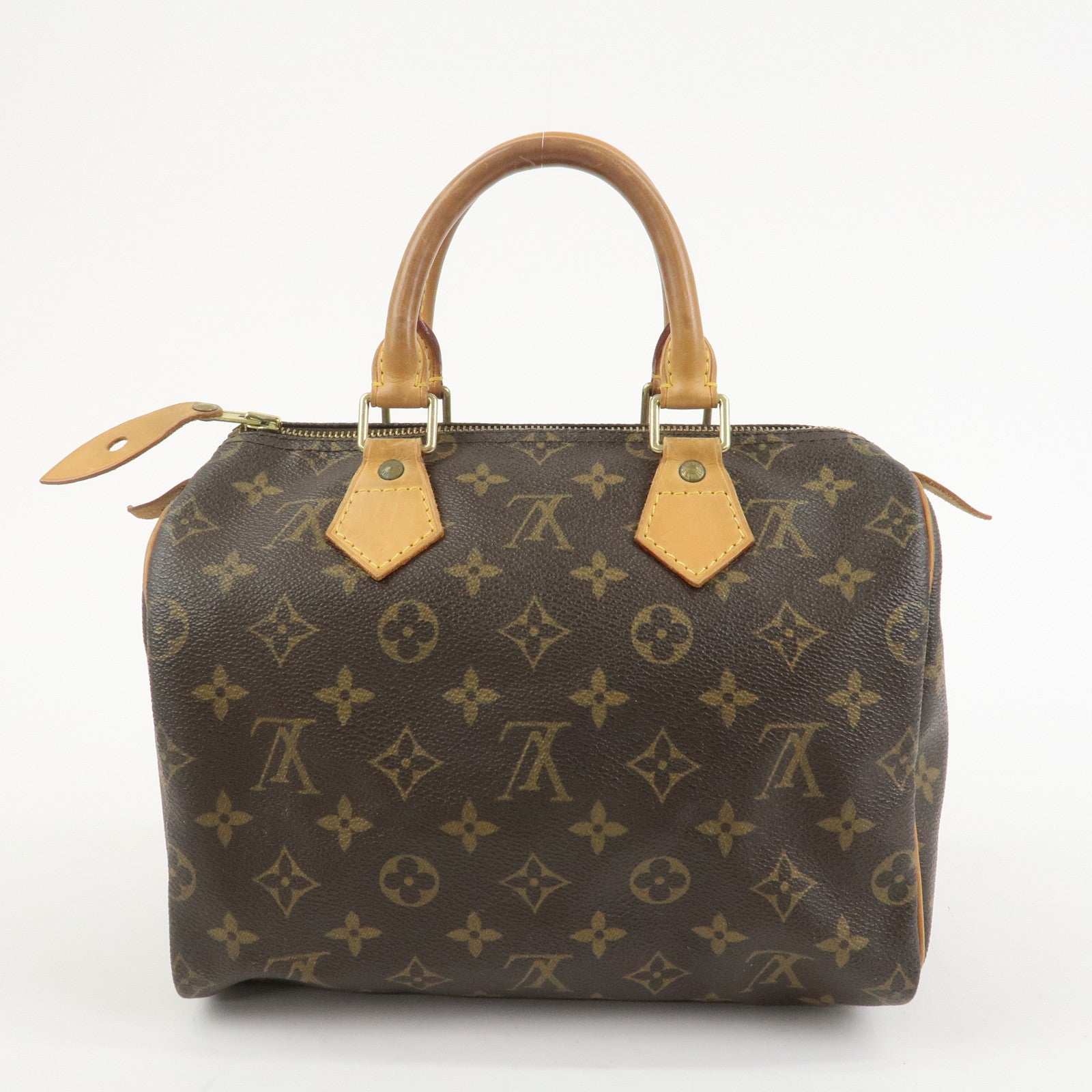 Louis Vuitton Monogram Speedy 25 Boston Bag Hand Bag Brown M41528