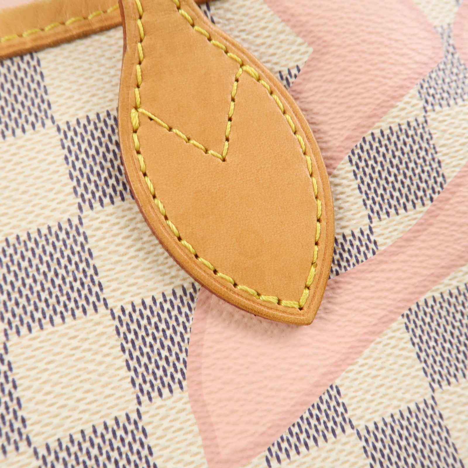 Louis Vuitton Damier Azur Tahiti Neverfull MM Bag & Pouch N41050