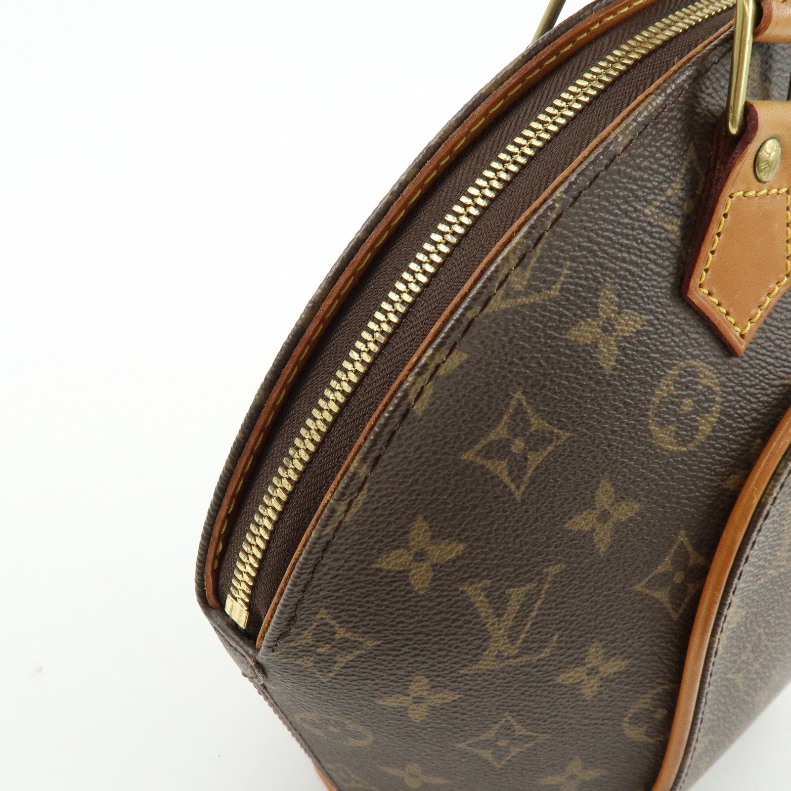 Louis Vuitton Monogram Ellipse PM Hand Bag Brown M51127
