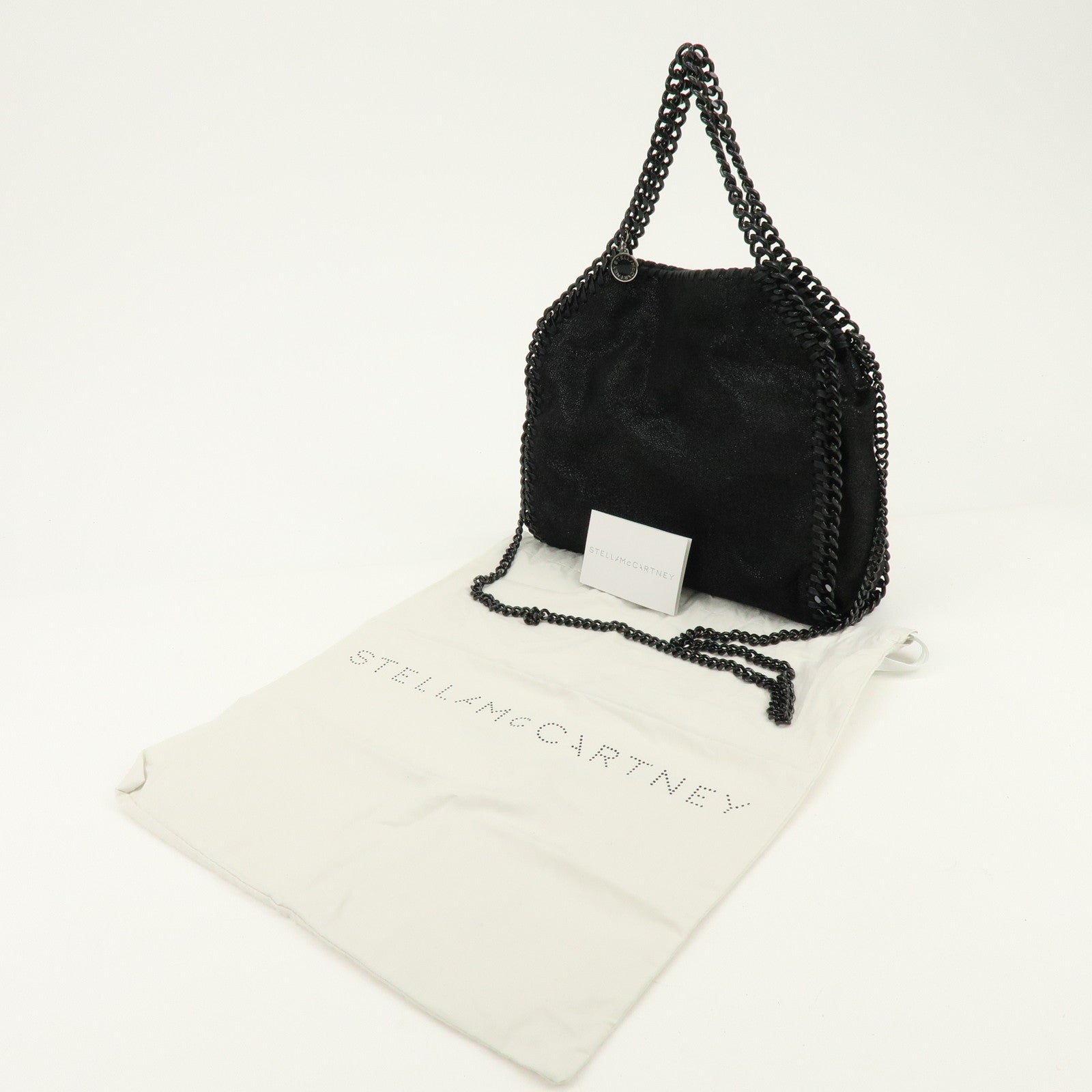 STELLA MCCARTNEY Falabella 2Way Bag Shoulder Bag Hand Bag Black