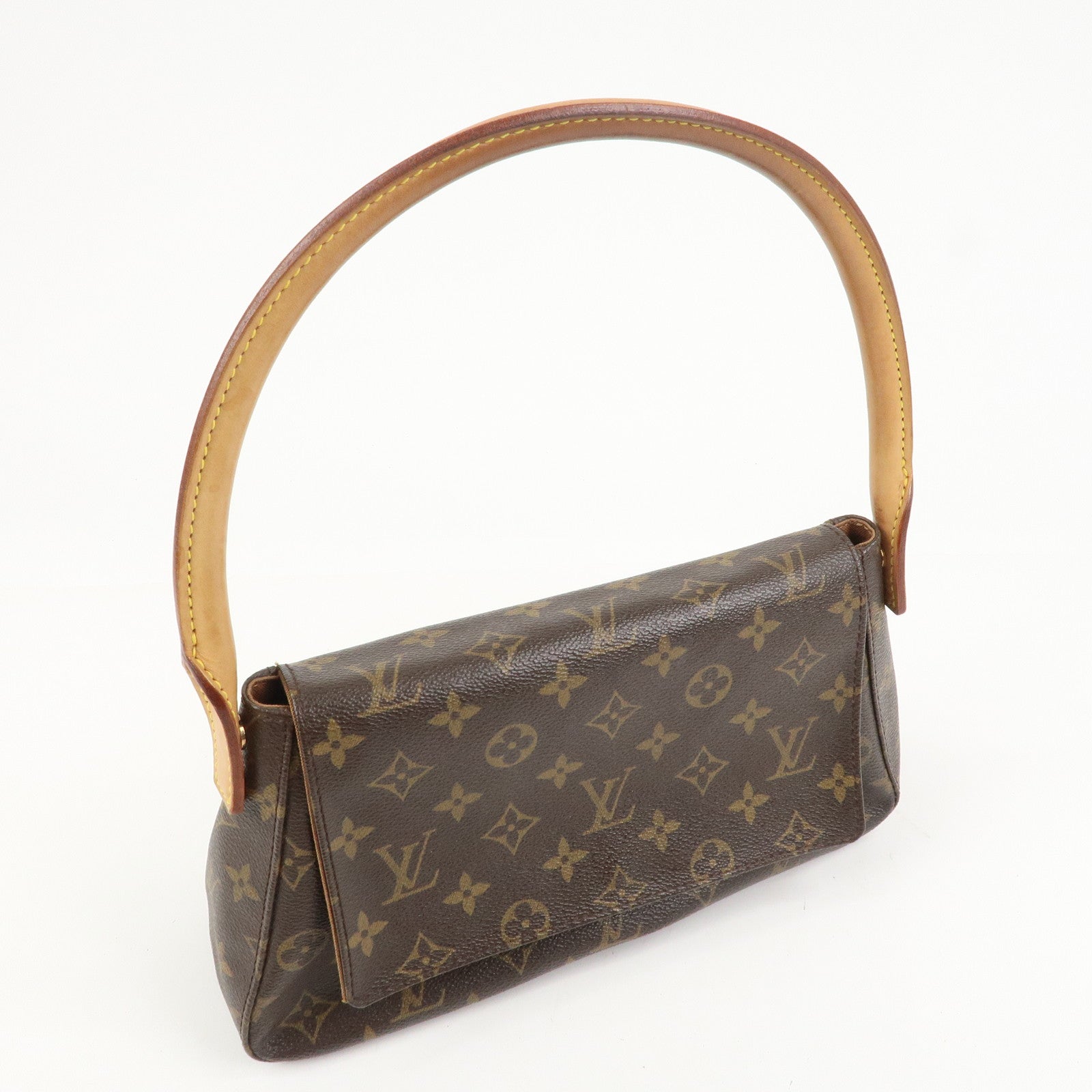 Louis Vuitton Monogram Mini Looping Shoulder Bag Brown M51147