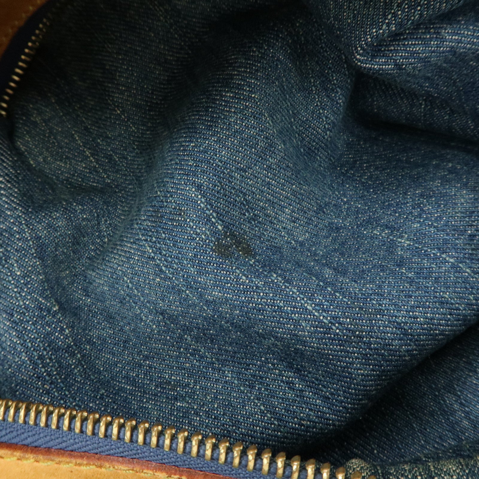 Louis Vuitton Monogram Denim Baggy GM Shoulder Bag Blue M95048
