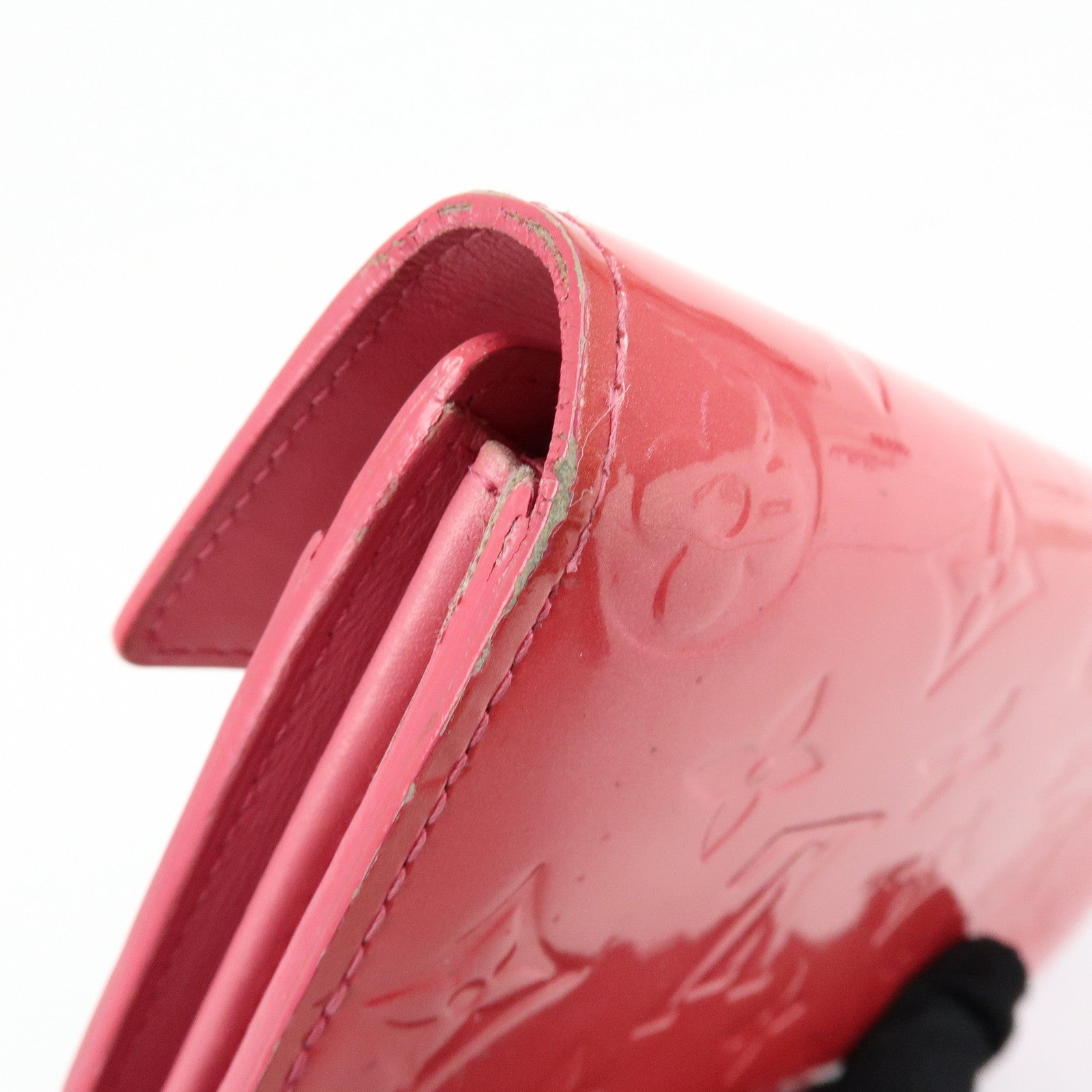 Louis Vuitton Vernis Porte‑Feuille Sarah Long Wallet Pink M9140F