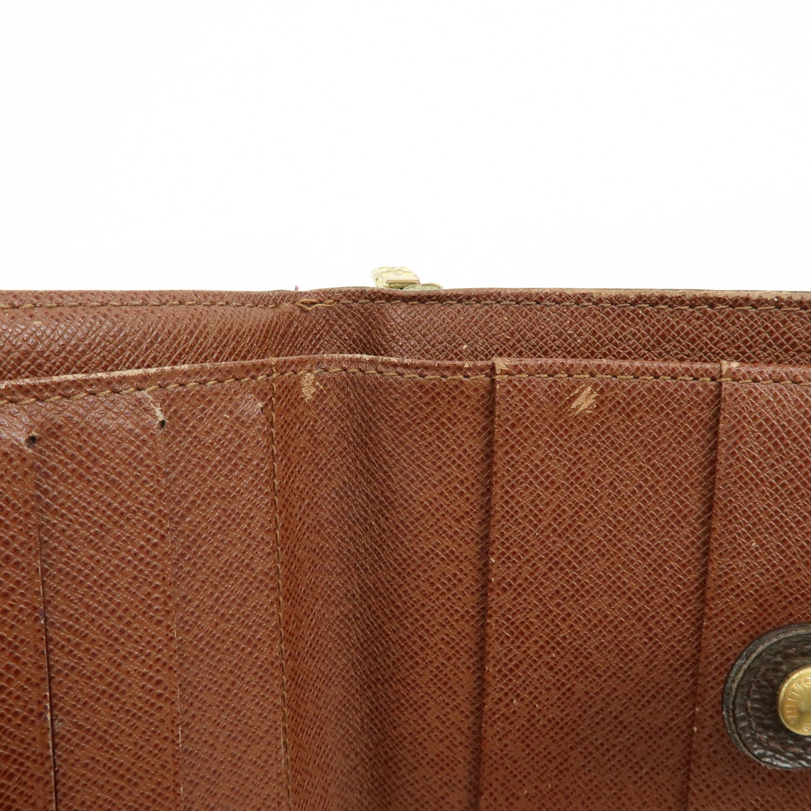 Louis Vuitton Monogram Compact Zippy Wallet Brown M61667