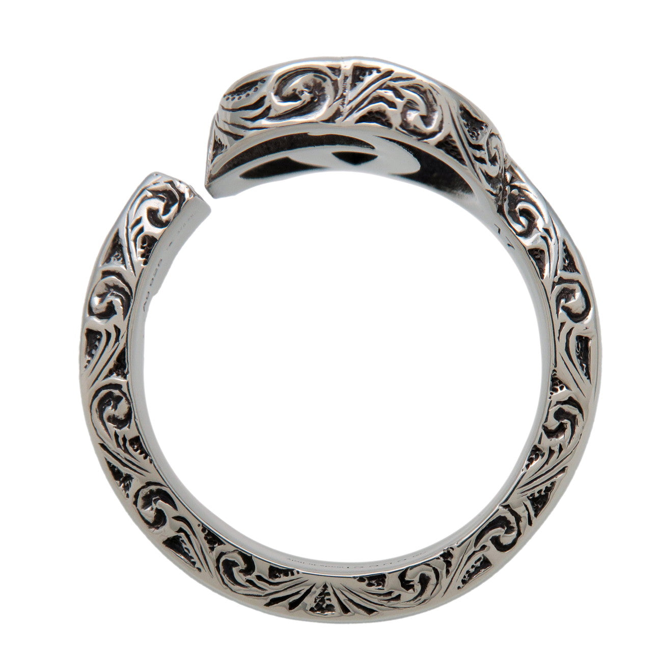 GUCCI Double G Key Motif Ring SV925 Silver #17 US7.25 EU55 627760