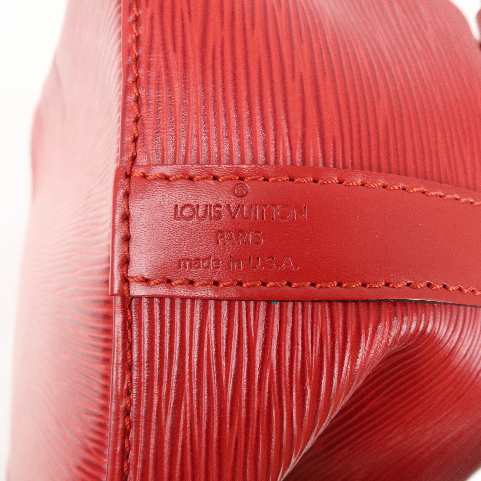 Louis Vuitton Epi Petit Noe Shoulder Bag Castilian Red M44107