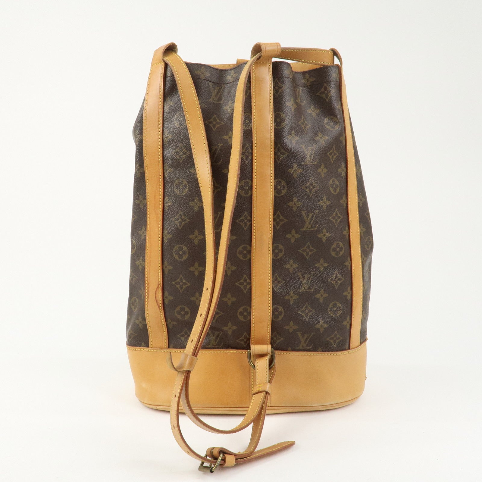 Louis Vuitton Monogram Randonnee GM Shoulder Bag Brown M42244