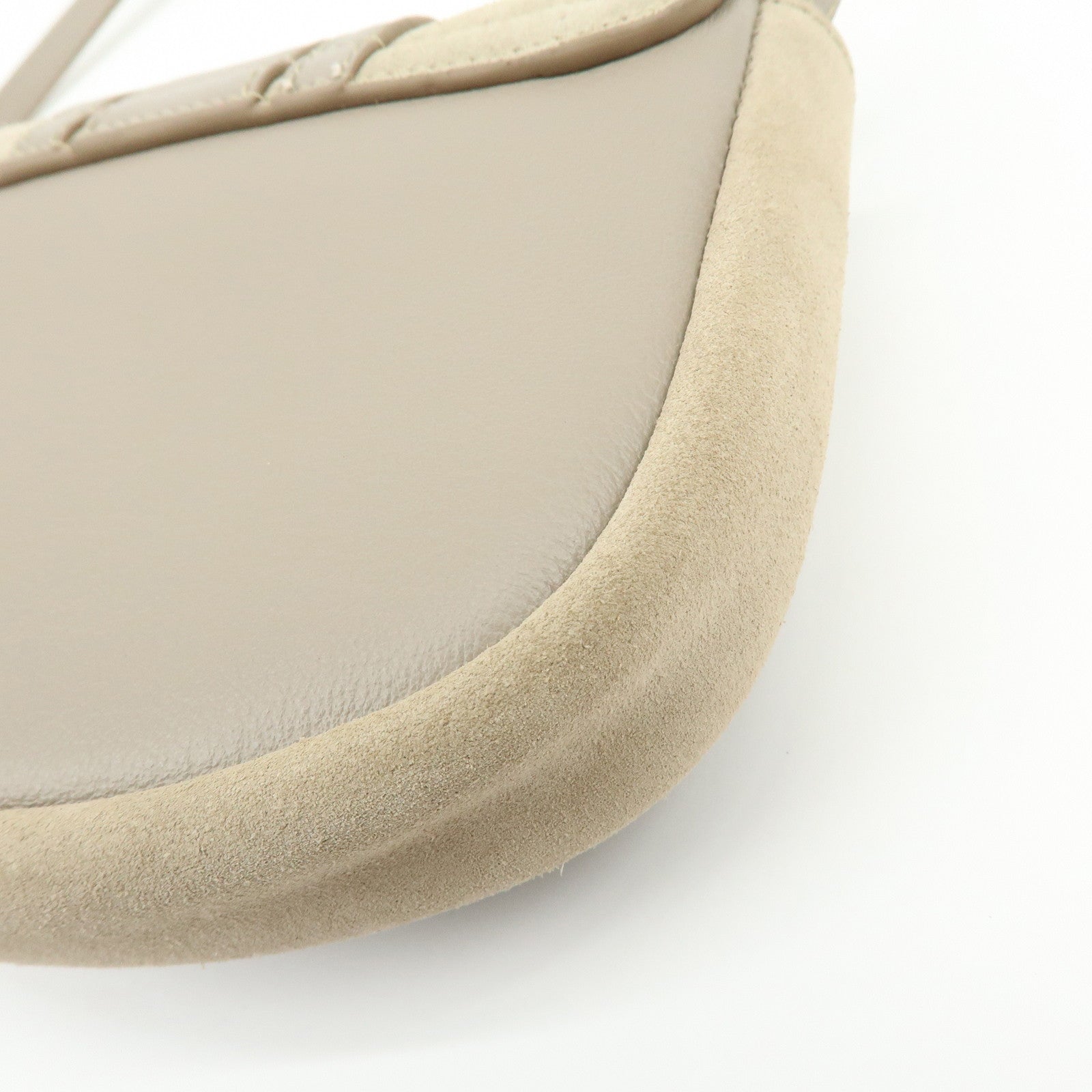 Chloe See By Chloe Hana Suede Leather Shoulder Crossbody Bag Greige