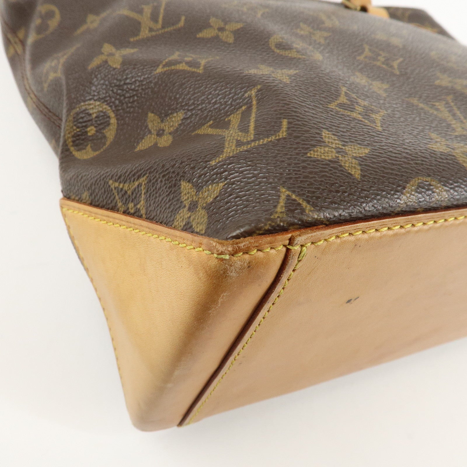 Louis Vuitton Monogram Cabas Piano Tote Bag Hand Bag M51148 Used
