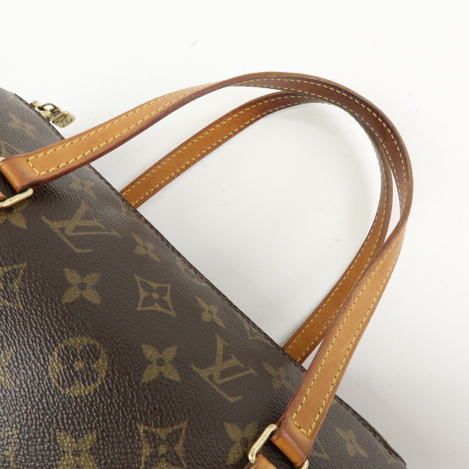 Louis Vuitton Monogram Papillon 26 Hand Bag Brown M51386