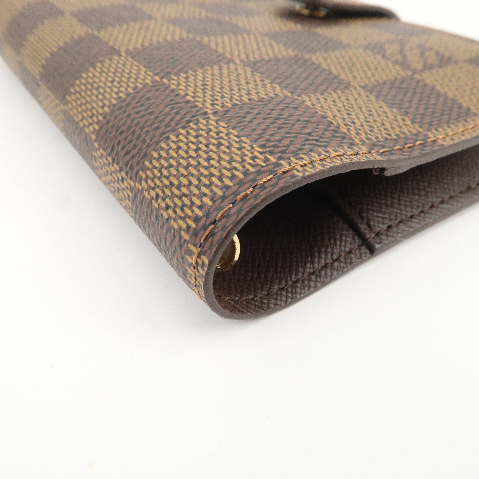 Louis Vuitton Damier Agenda PM Planner Cover Brown R20700