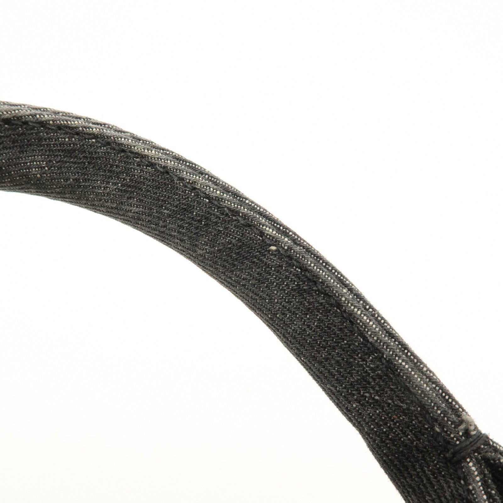 PRADA Canapa Canvas 2Way Bag Hand Bag Shoulder Bag Black