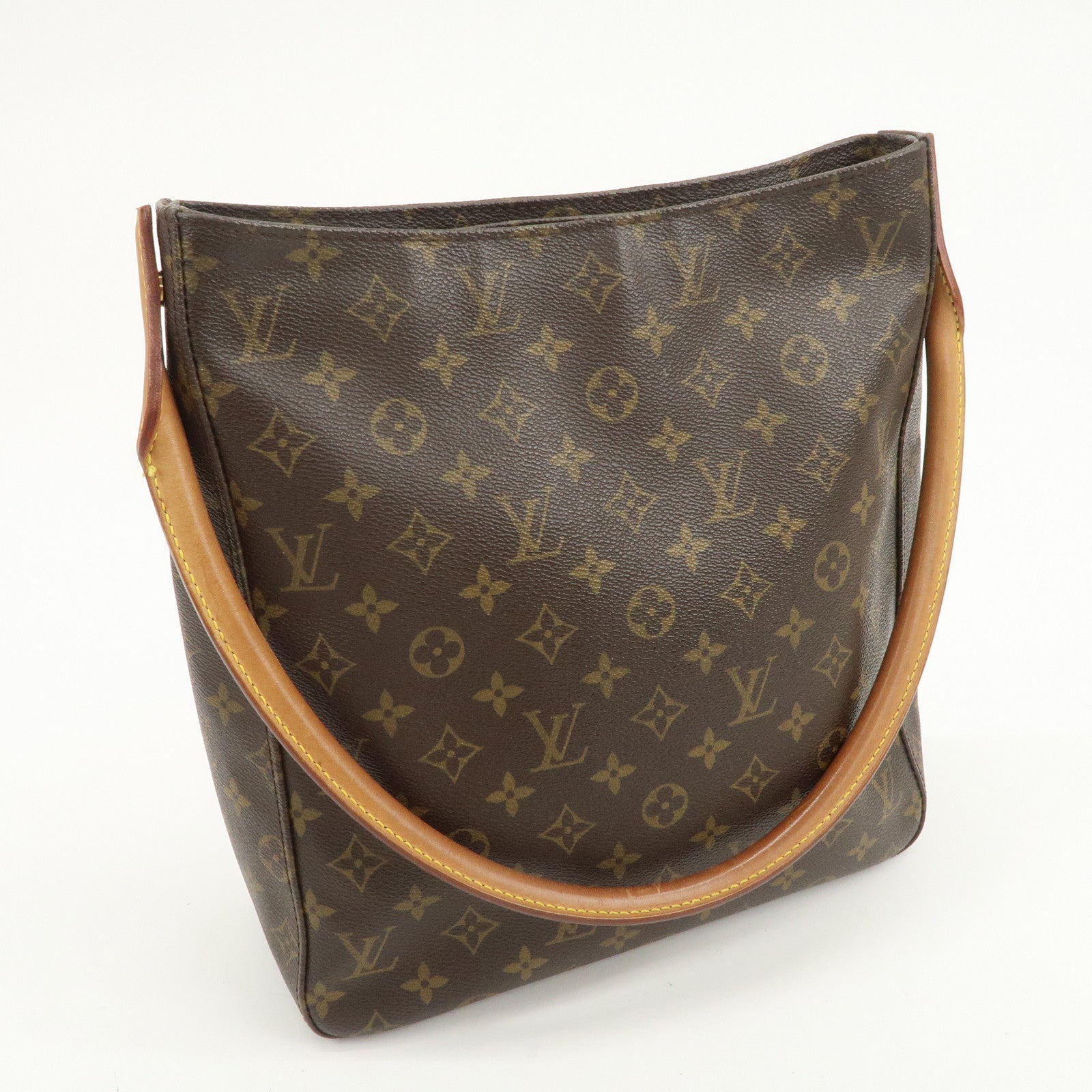 Louis Vuitton Monogram Looping GM Shoulder Bag Brown M51145