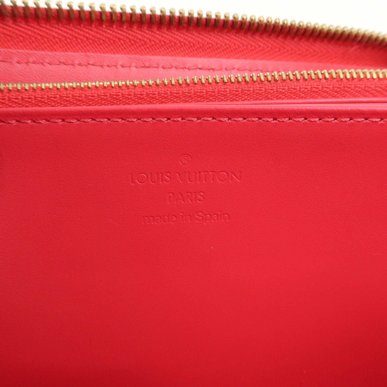 Louis Vuitton Monogram Vernis Round Zippy Wallet Hot Pink M93058