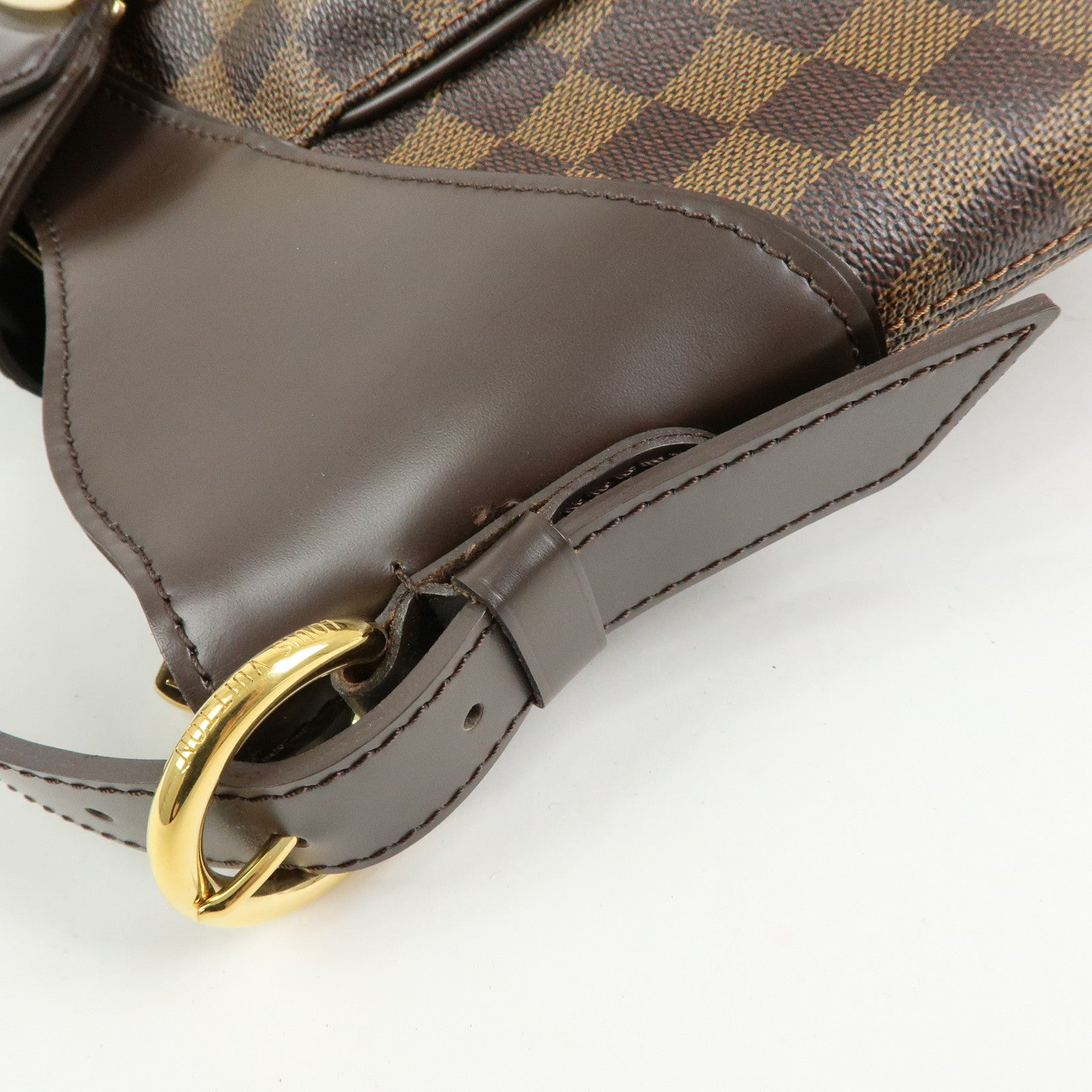 Louis Vuitton Damier Ebene Sistina GM Shoulder Bag Brown N41540