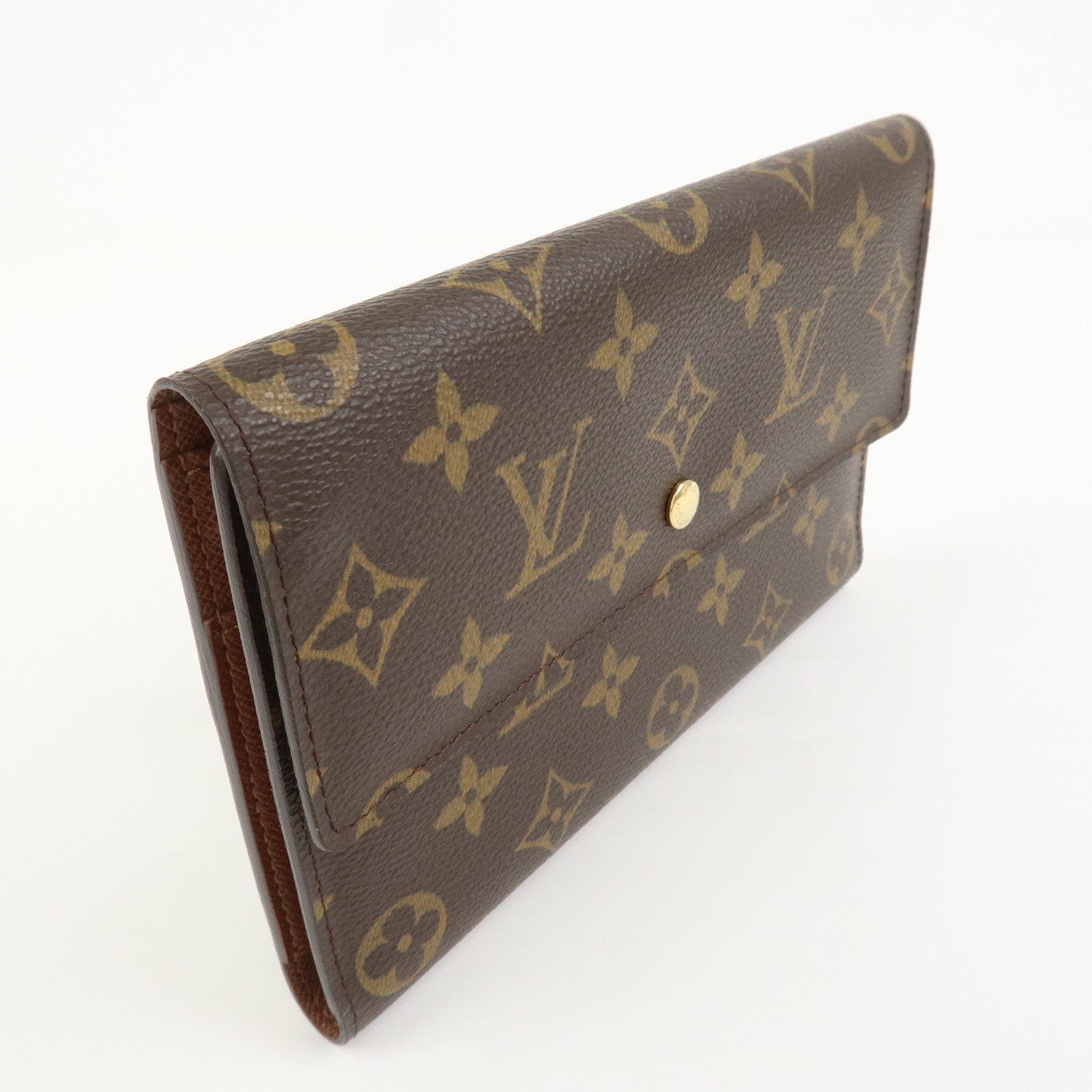 Louis Vuitton Monogram Canvas Pochette Passeport Brown M60135