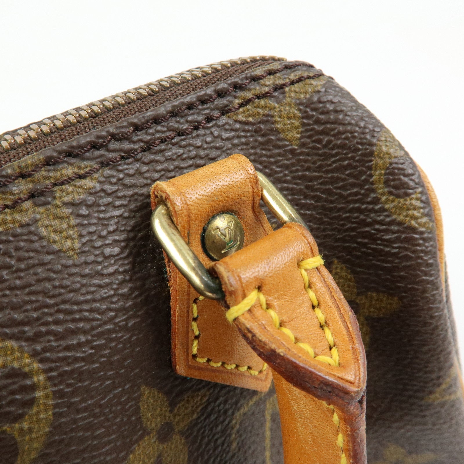 Louis Vuitton Monogram Canvas Mini Speedy Hand Bag Brown M41534