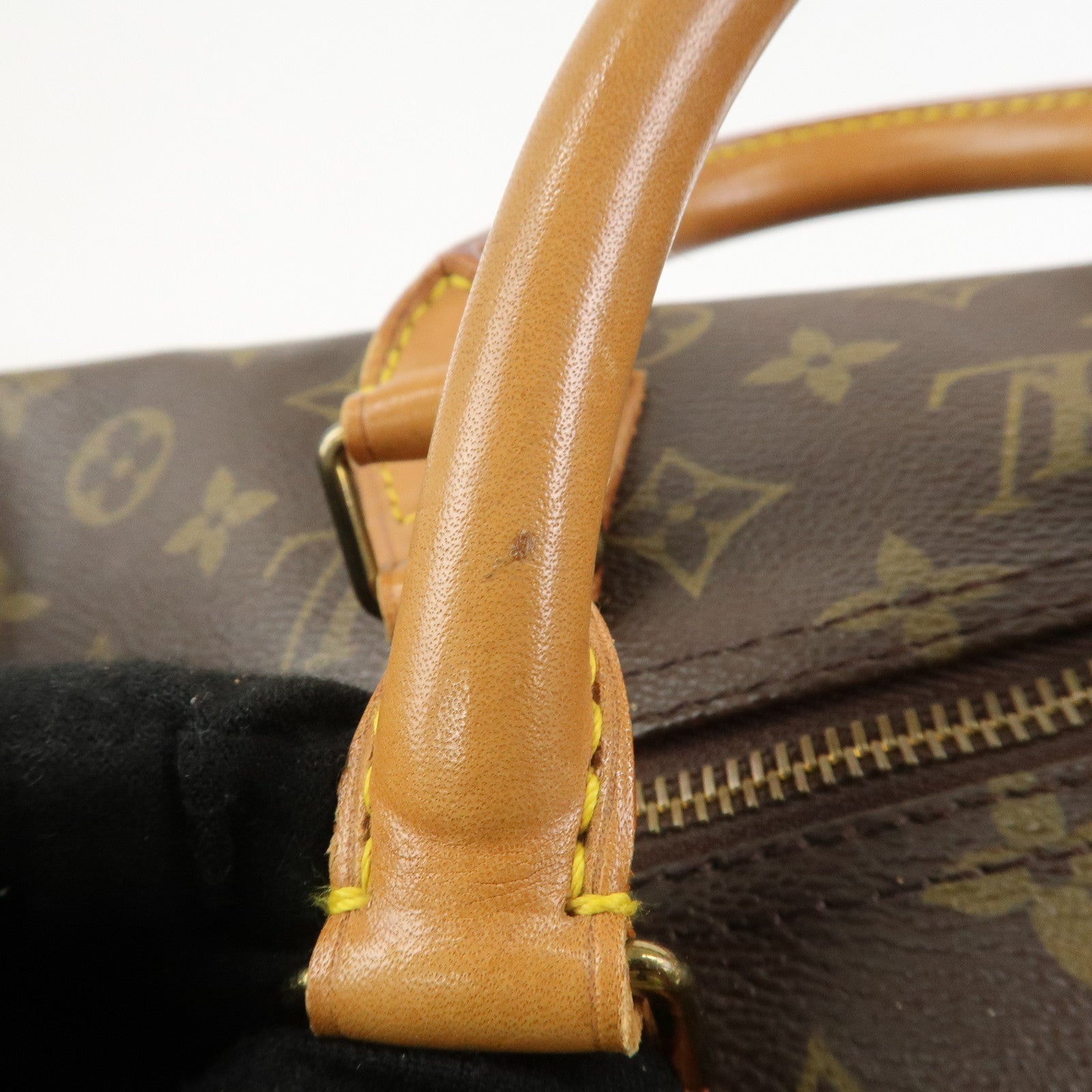 Louis Vuitton Monogram Speedy 40 Hand Bag Boston Bag Brown M41522