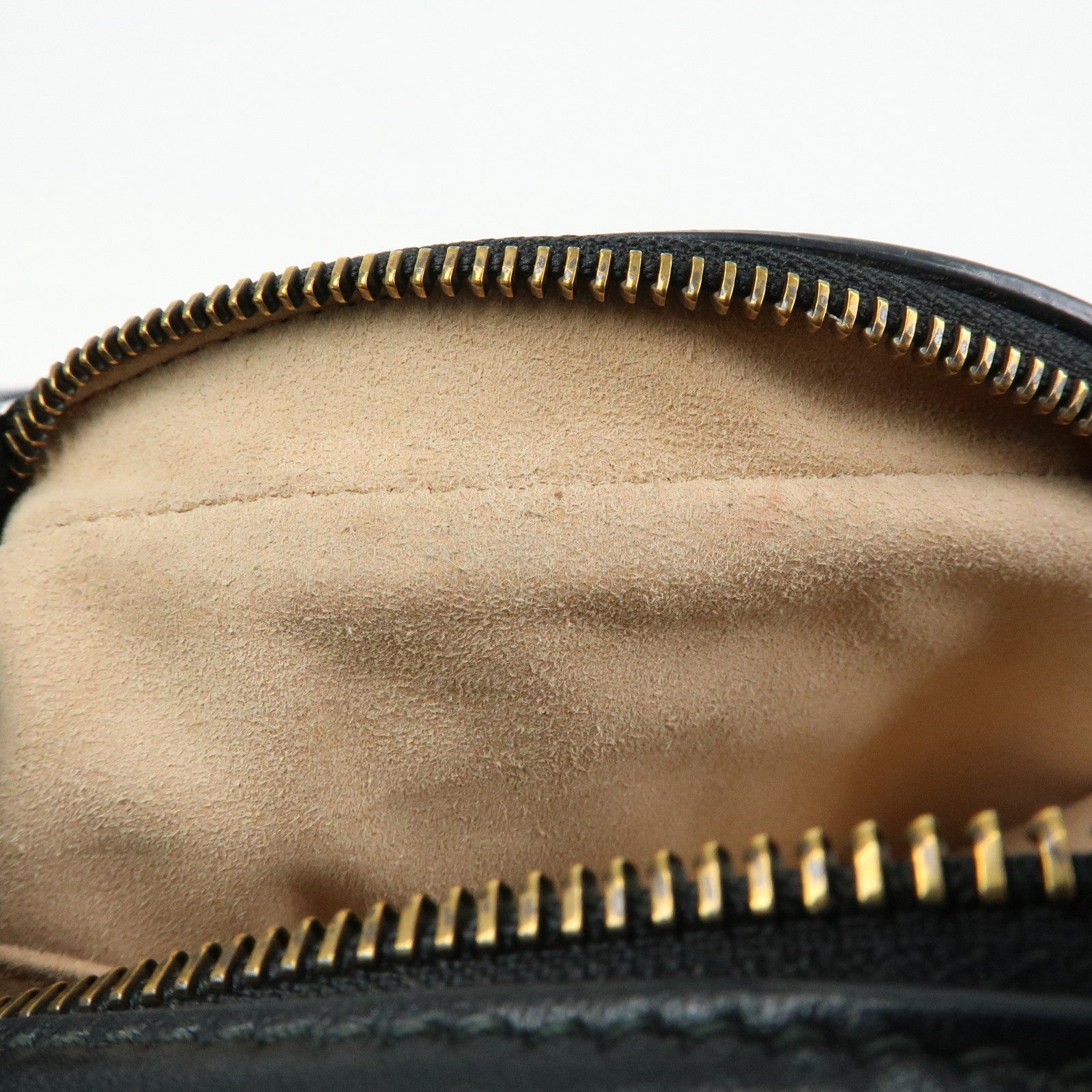 GUCCI GG Marmont Leather Shoulder Bag Crossbody Bag Black 448065