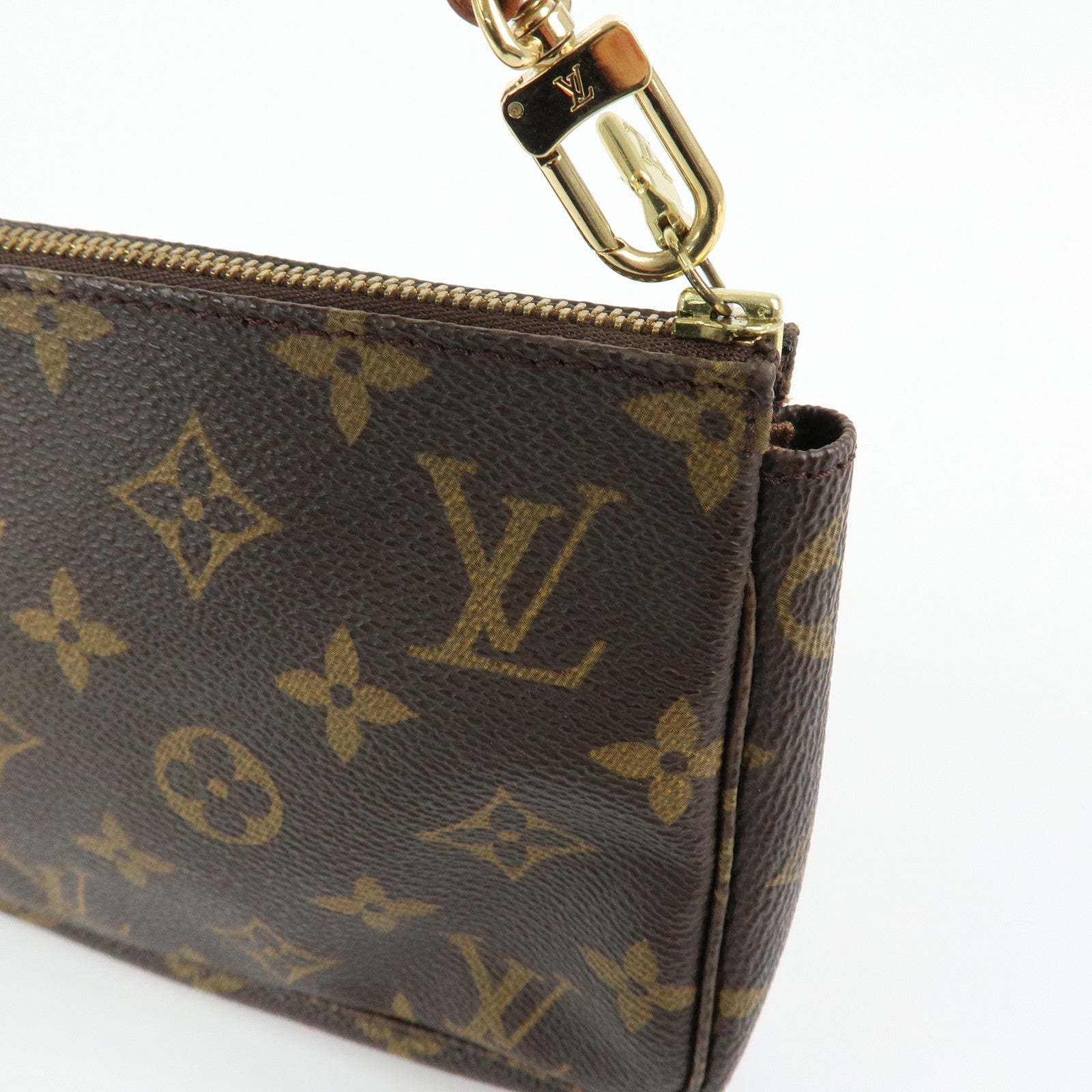 Louis Vuitton Monogram Pochette Accessoires Pouch Hand Bag M51980