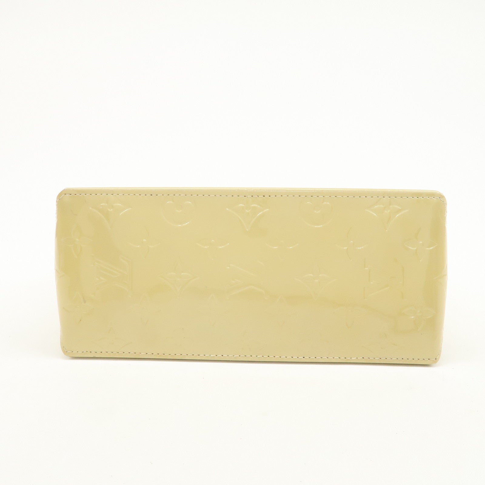 Louis Vuitton Monogram Vernis Lead PM Hand Bag Beige M91144