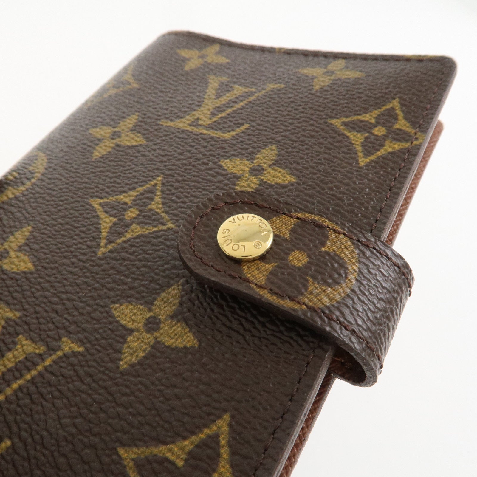 Louis Vuitton Monogram Agenda PM Planner Cover Brown R20005