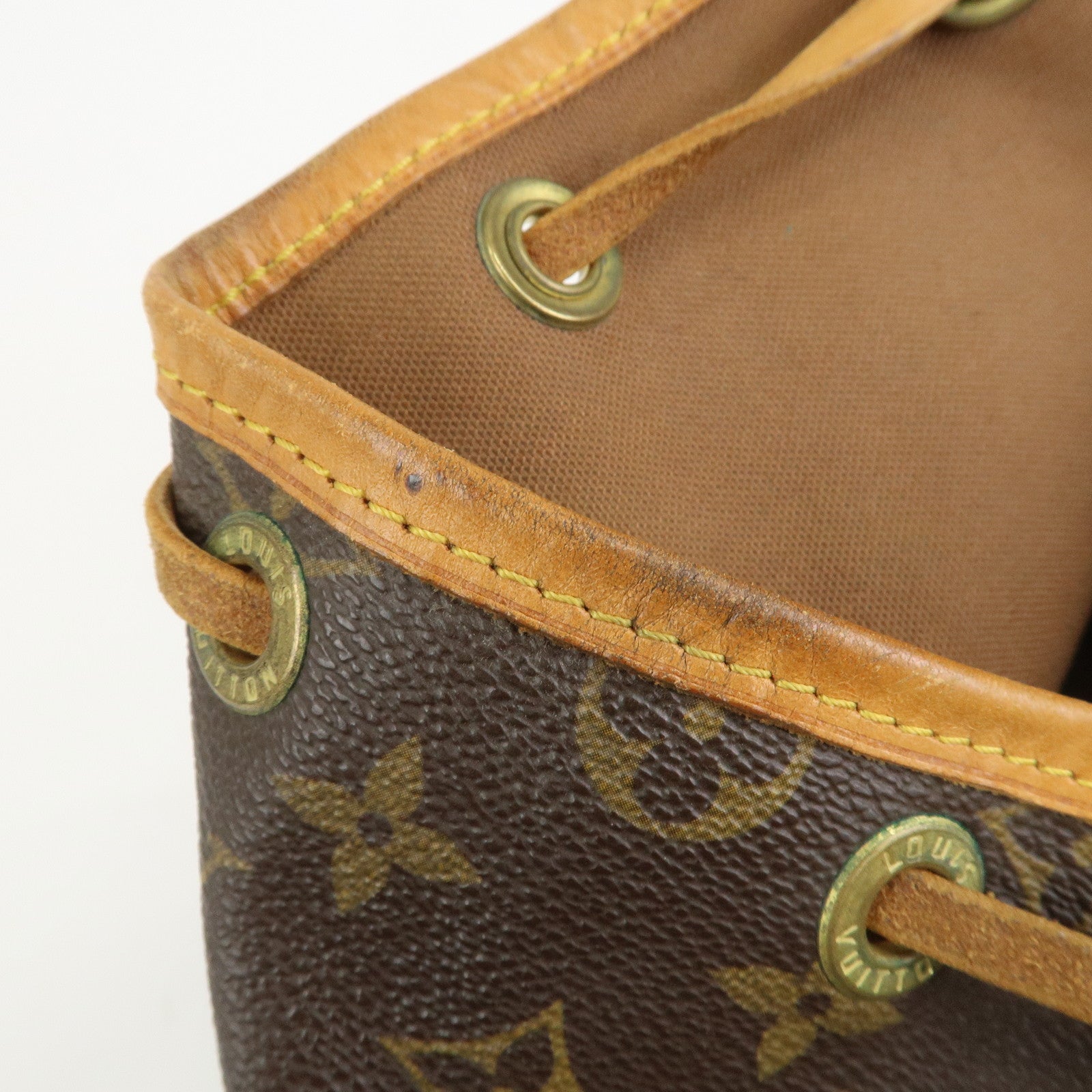 Louis Vuitton Monogram Noe Shoulder Bag Hand Bag Brown M42224