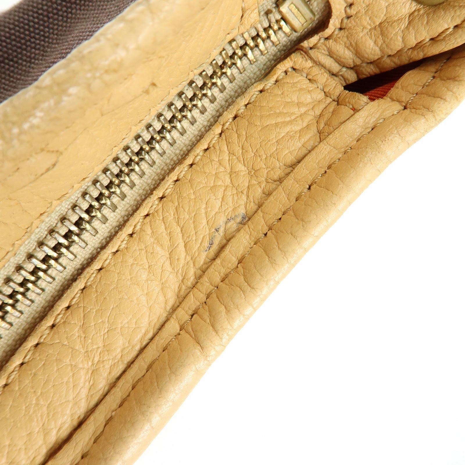 BURBERRY Blue Label Canvas Leather Shoulder Crossbody Bag Brown