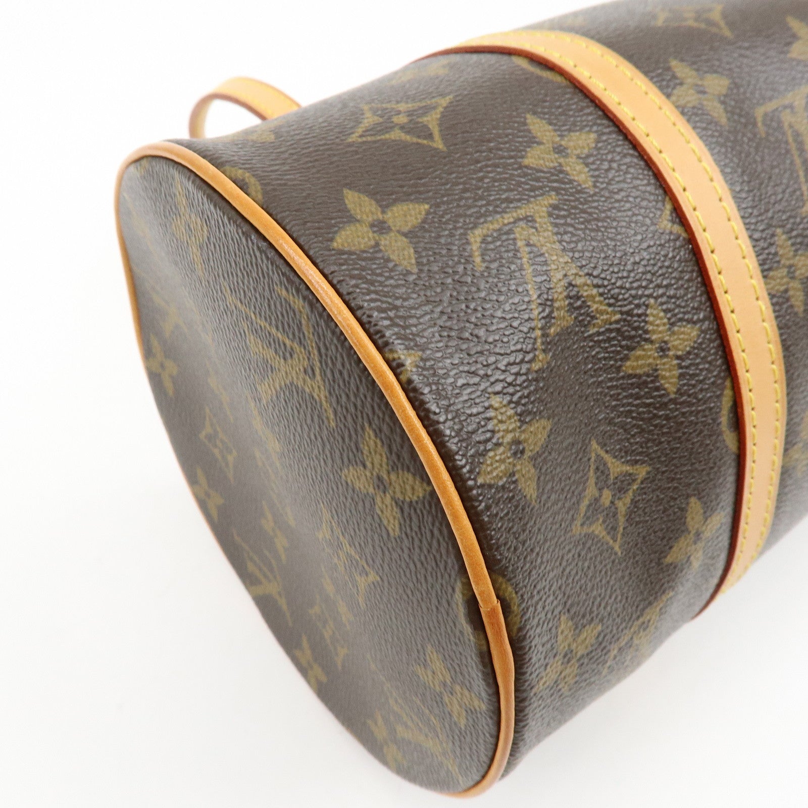 Louis Vuitton Monogram Papillon 30 Hand Bag Brown M51385