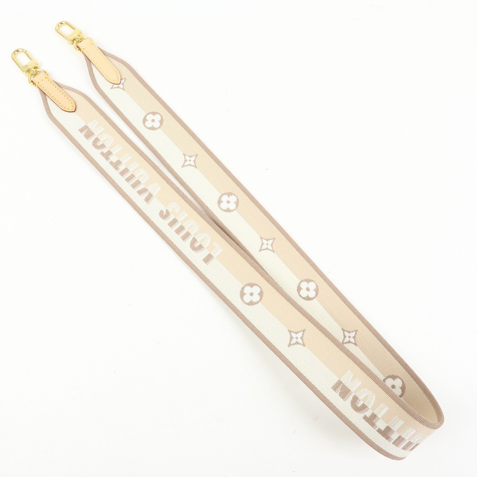 Louis Vuitton 110cm Canvas Nume Shoulder Strap Beige