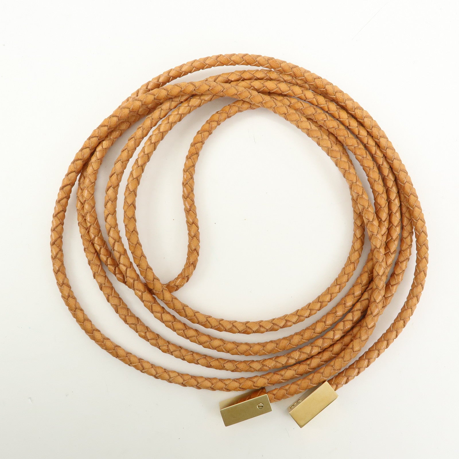 Louis Vuitton Ceinture VVN Tresse Leather Belt Natural M67302