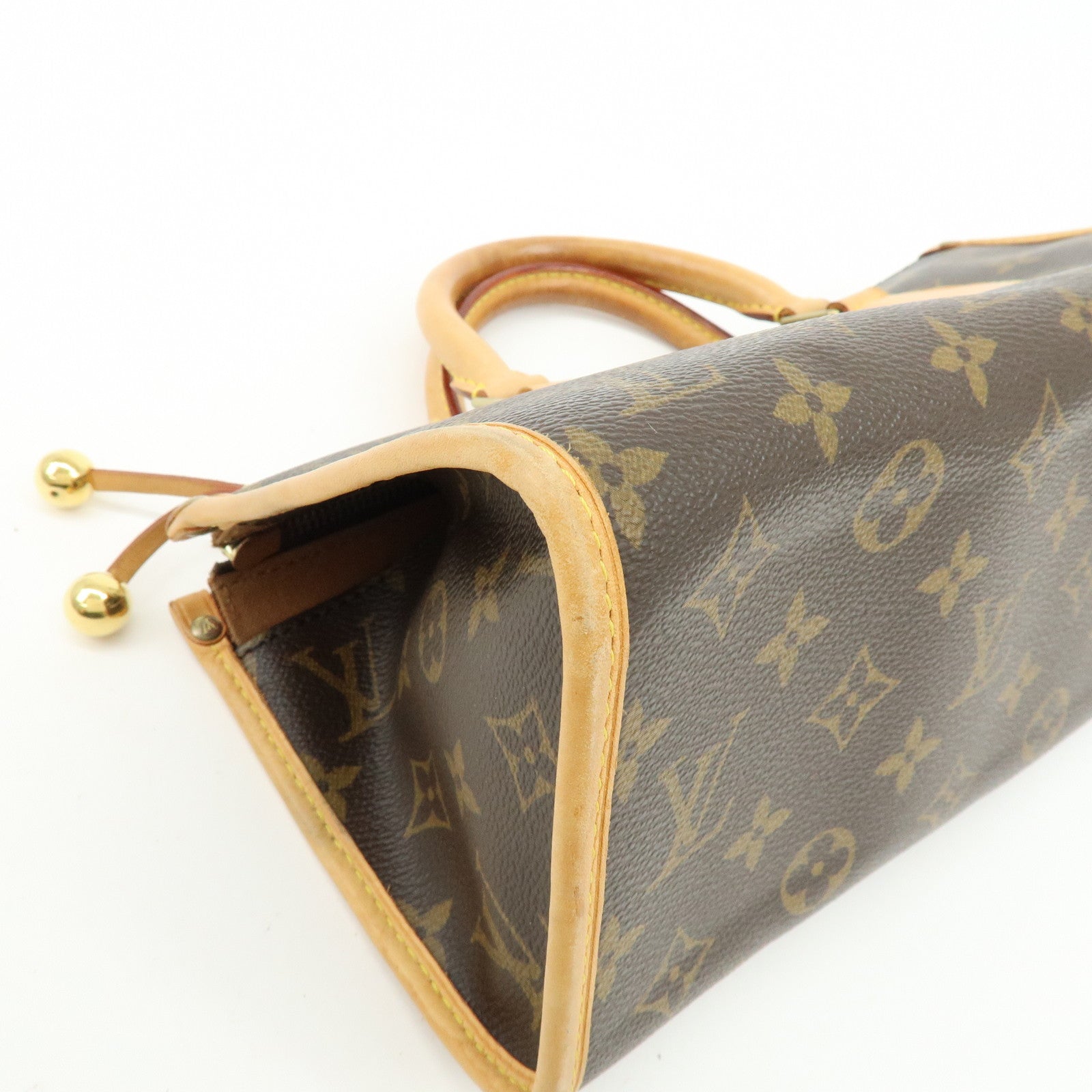 Louis Vuitton Monogram Canvas Popincourt Hand Bag Brown M40009