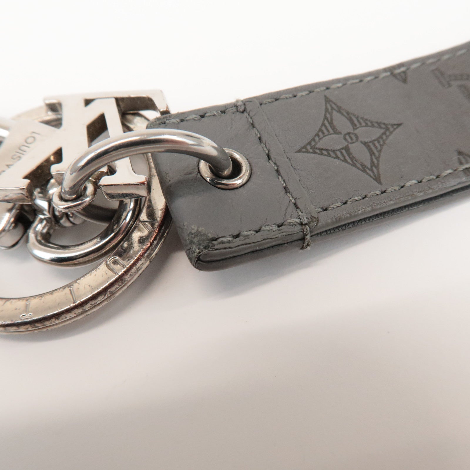 Louis Vuitton Monogram Shadow Dragonne Key Charm Key Holder M82373