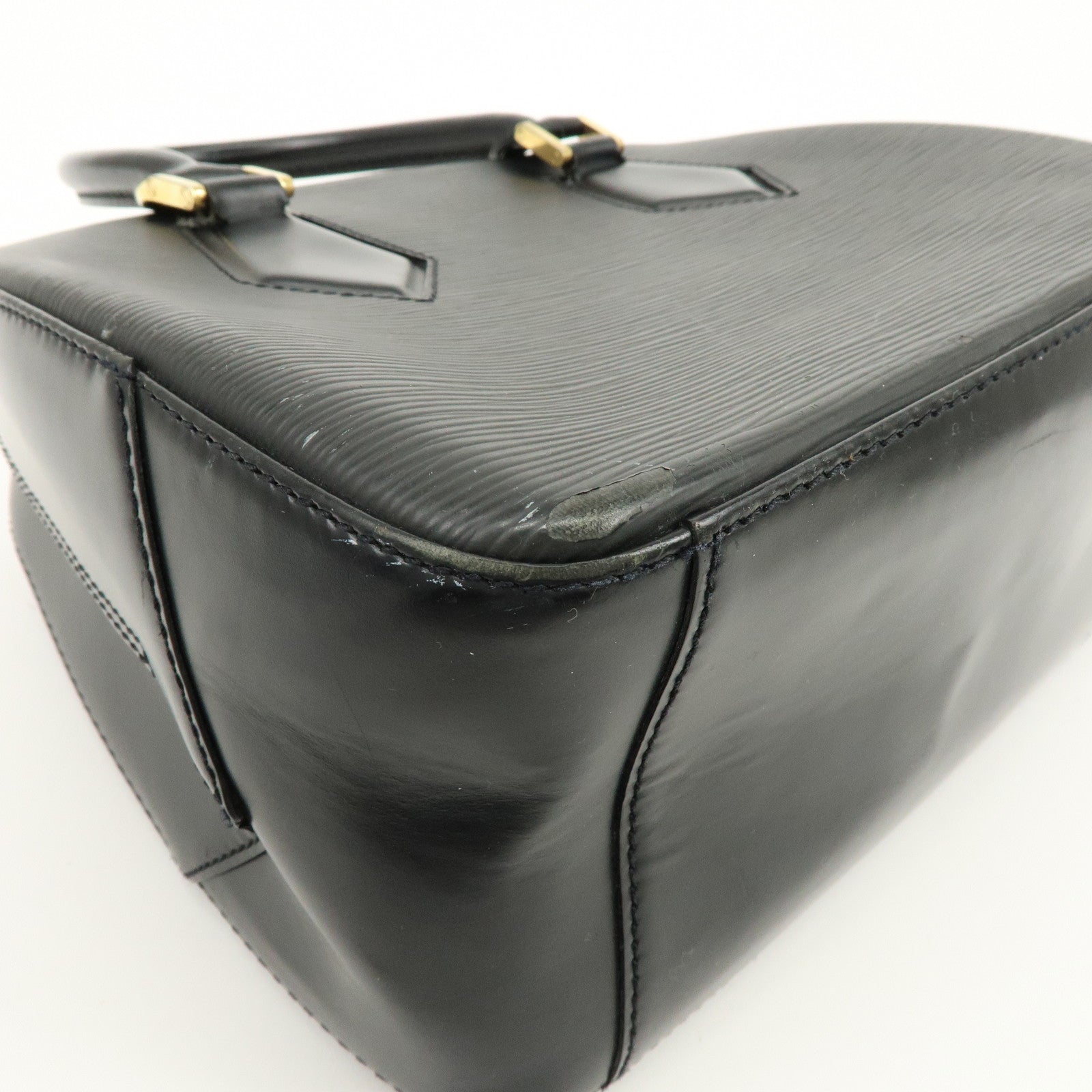 Louis Vuitton Epi Leather Sablons Hand Bag Noir Black M52042