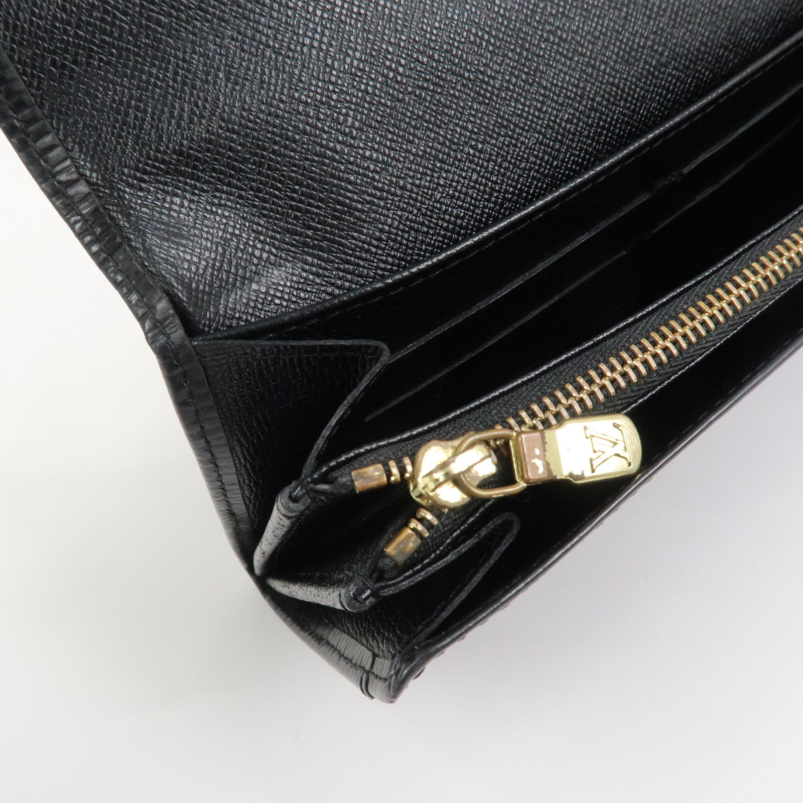 Louis Vuitton Epi Portefeuille Sarah Wallet Noir Black M63742