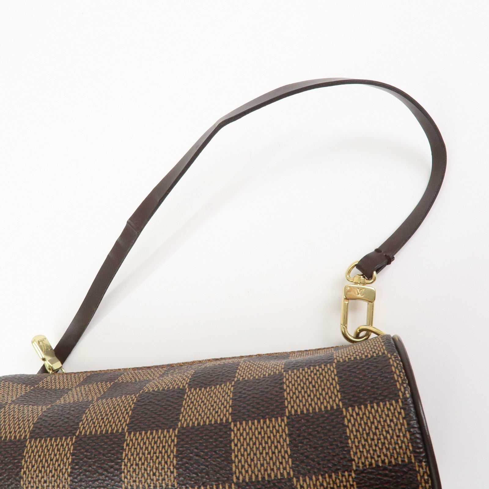 Louis Vuitton Damier Ebene Mini Pouch for Papillon Bag Brown