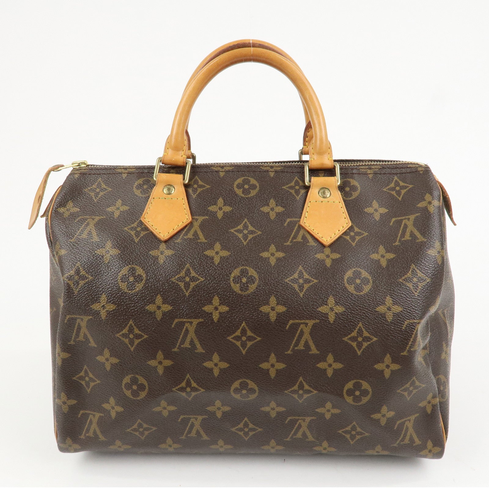 Louis Vuitton Monogram Speedy 30 Boston Bag Hand Bag Brown M41526