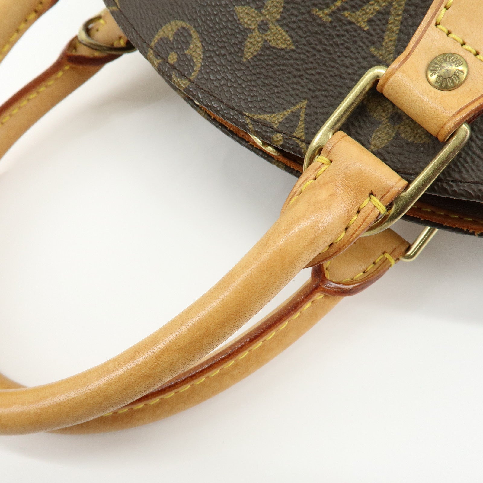 Louis Vuitton Monogram Ellipse PM Canvas Hand Bag Brown M51127