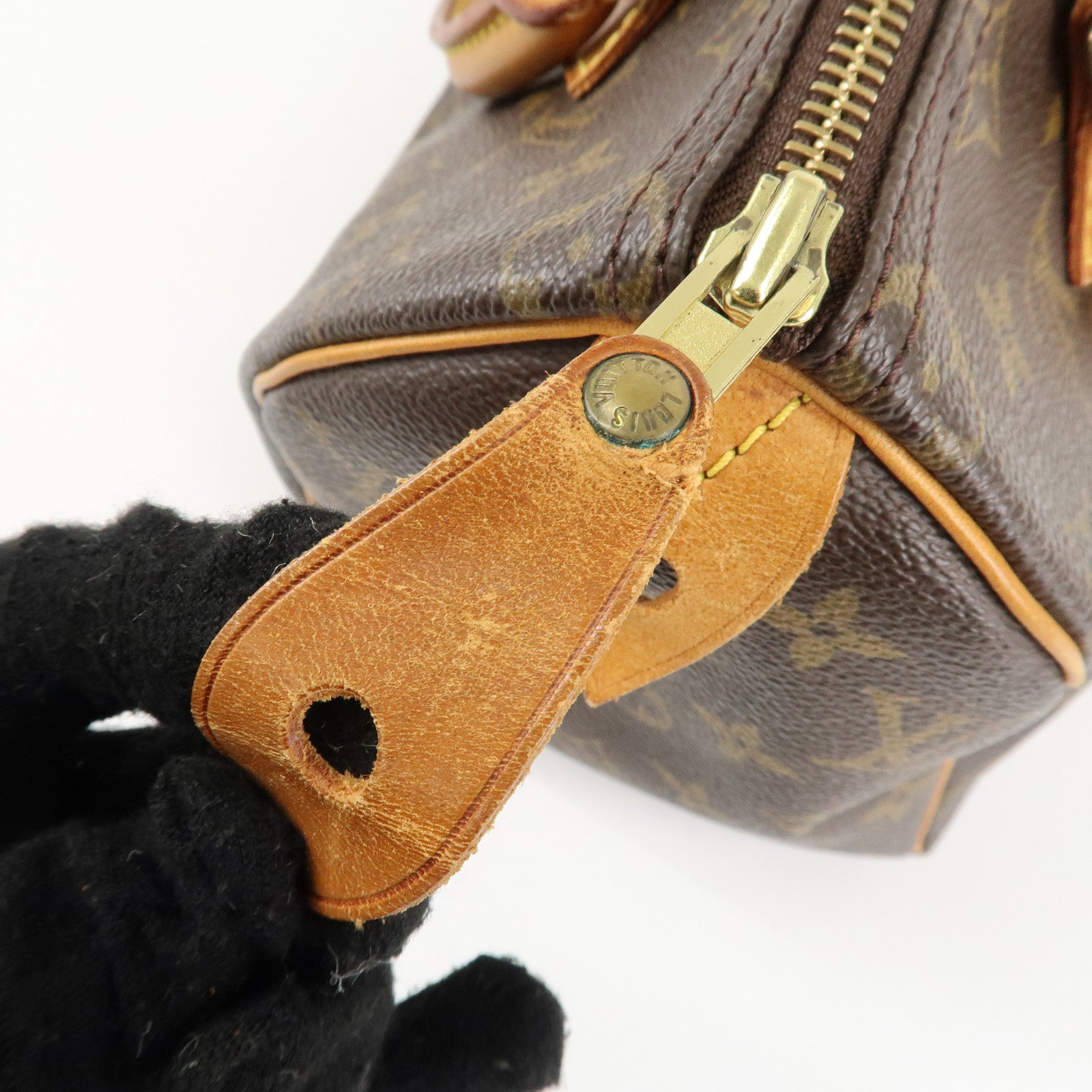 Louis Vuitton Monogram Speedy 25 Hand Bag Boston Bag M41528 Used