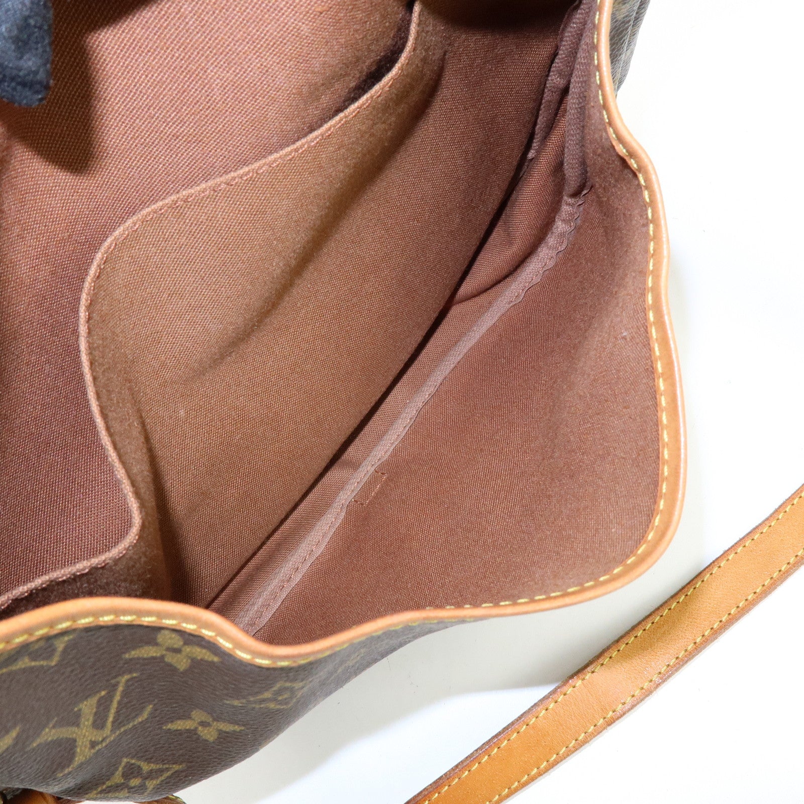 Louis Vuitton Monogram Saumur 30 Canvas Shoulder Bag Brown M42256