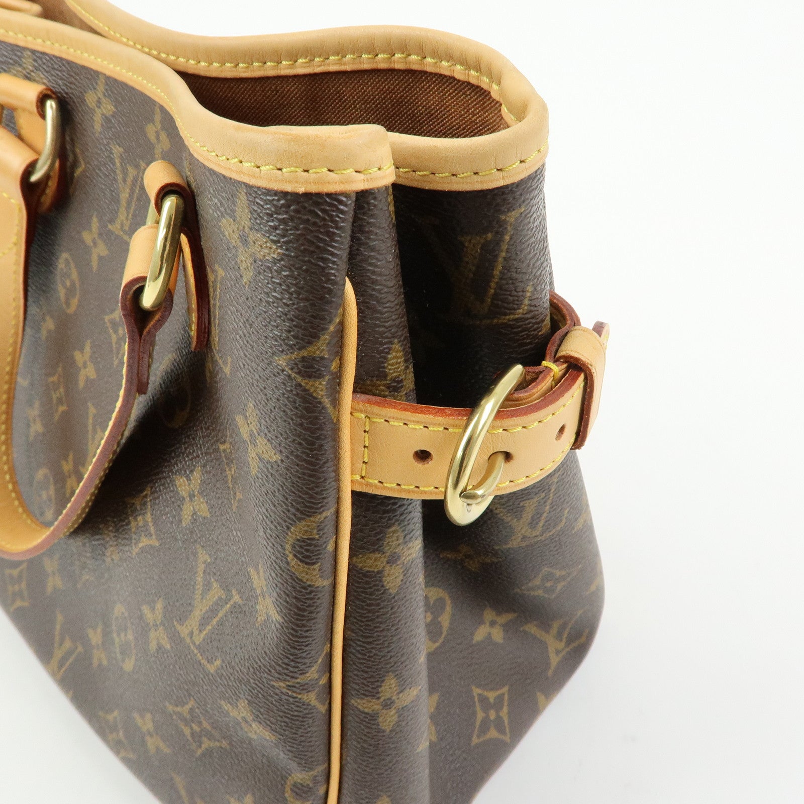Louis Vuitton Monogram Batignolles Canvas Tote Bag Hand Bag M51156