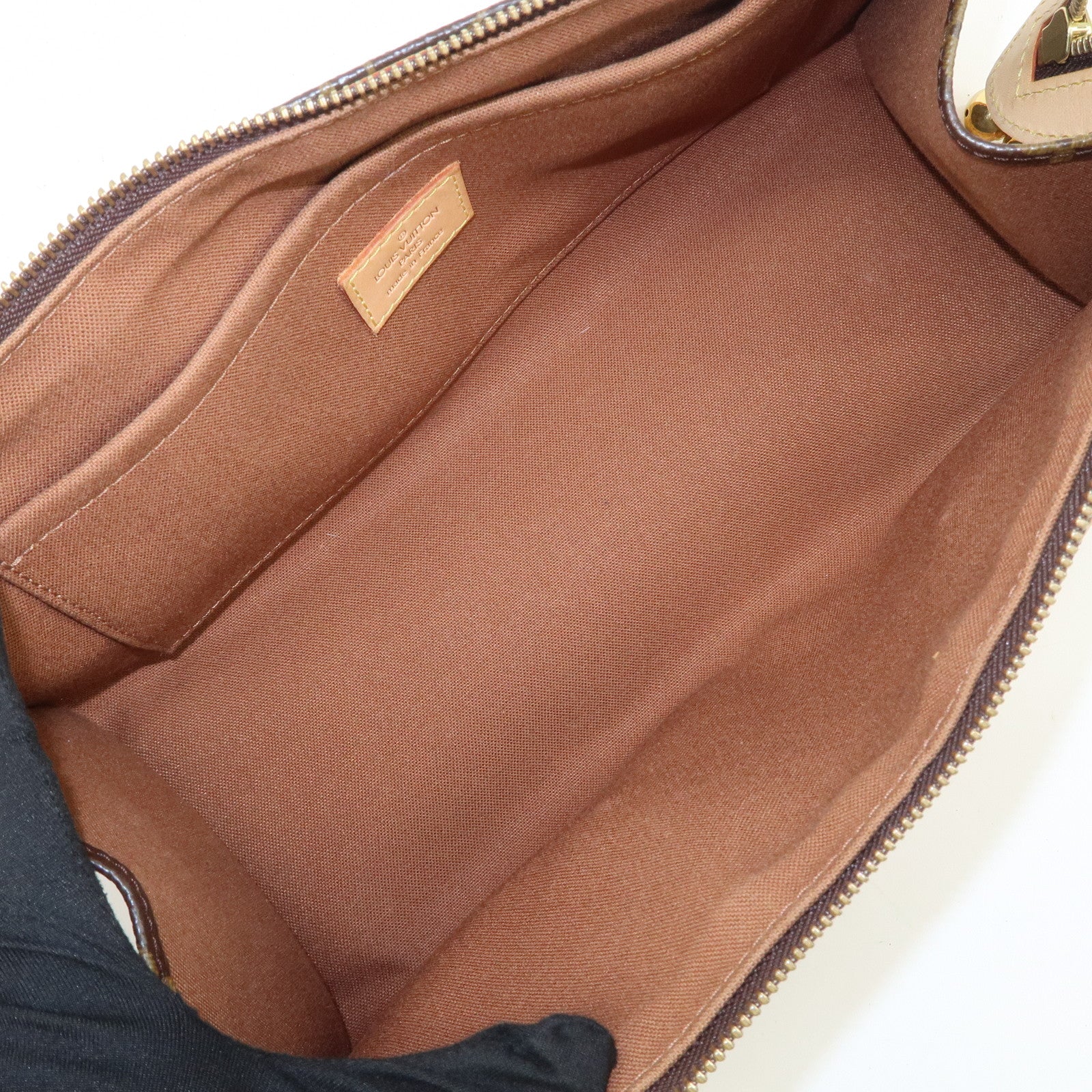 Louis Vuitton Monogram Popincourt Hand Bag Brown M40009