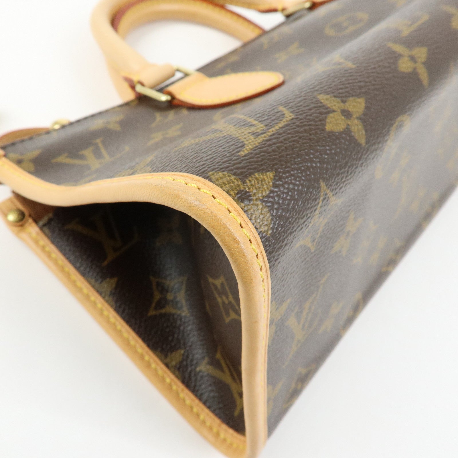 Louis Vuitton Monogram Popincourt Hand Bag Brown M40009