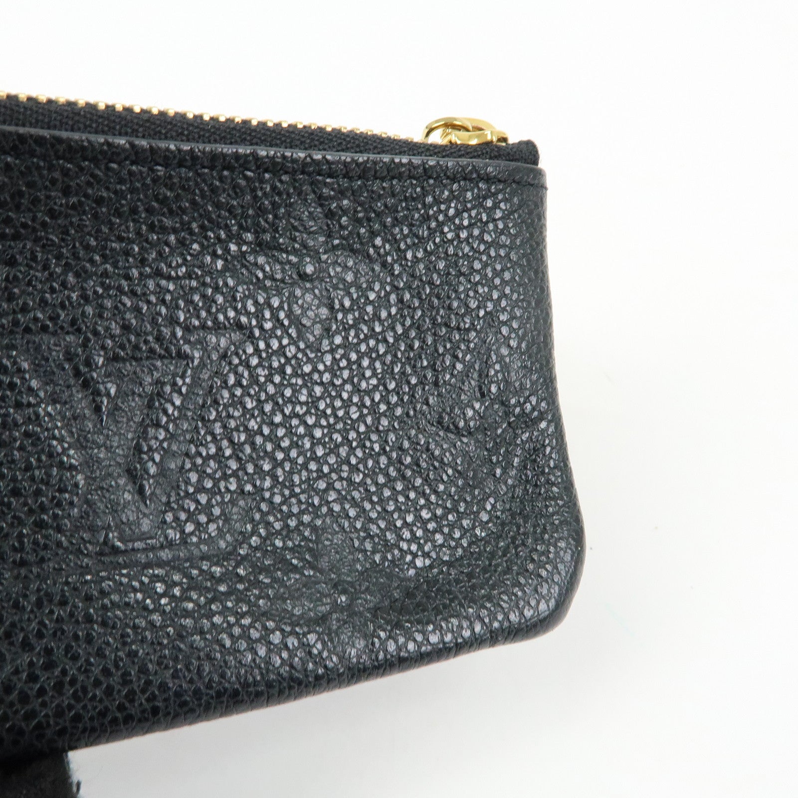 Louis Vuitton Monogram Empreinte Pochette Cles Key Case Noir M80879