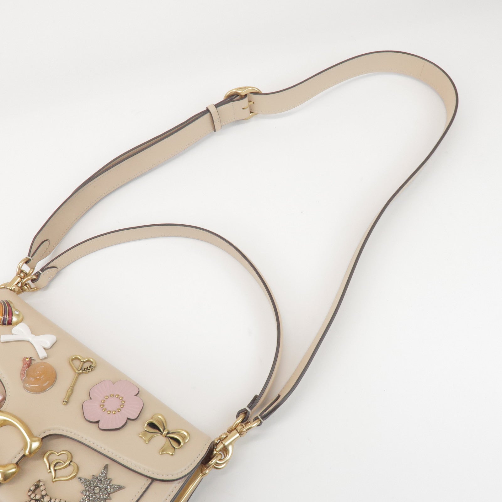 COACH Tabby 26 Leather 2Way Shoulder Hand Bag Japan Exclusive Ivory