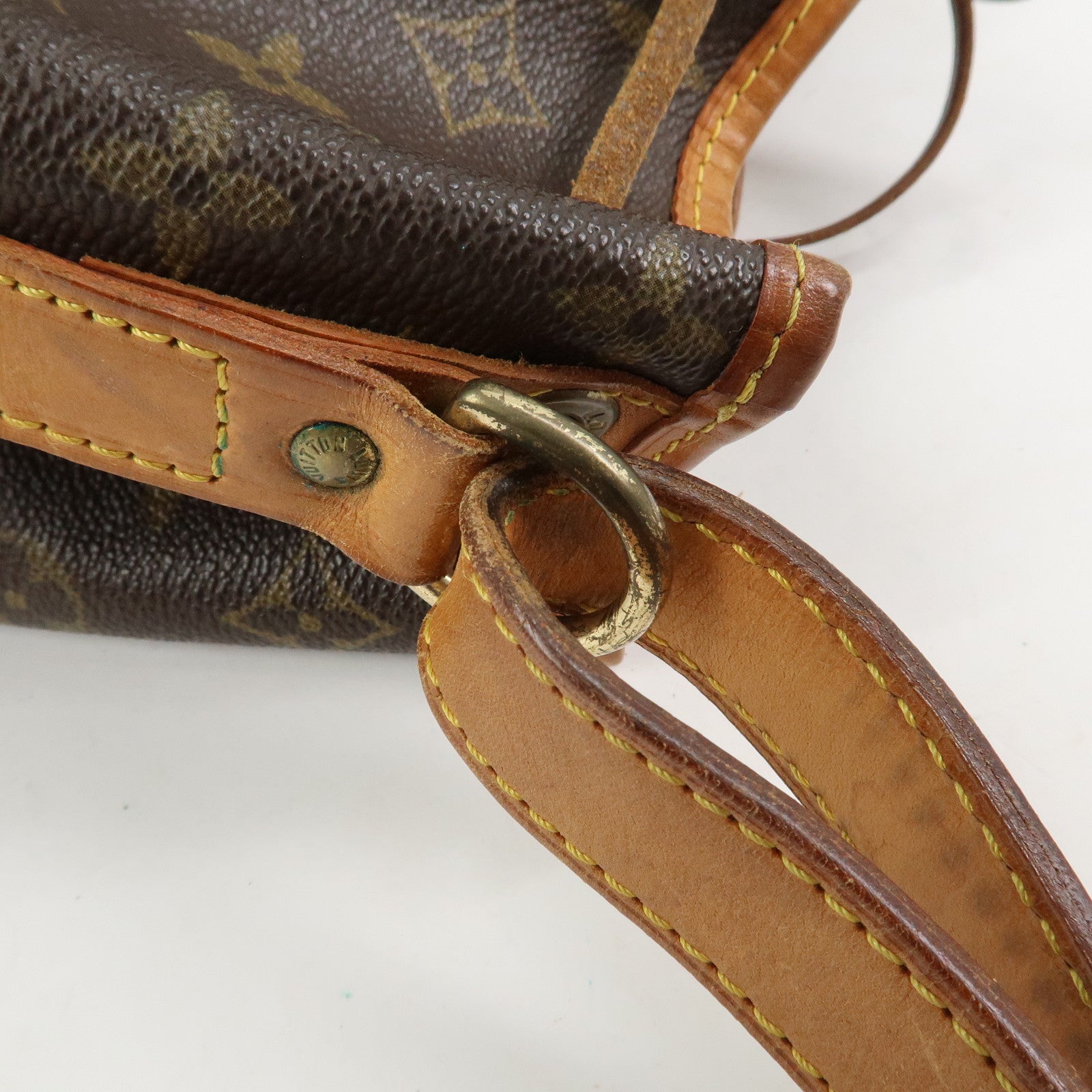Louis Vuitton Monogram Canvas Petit Noe Shoulder Bag Brown M42226
